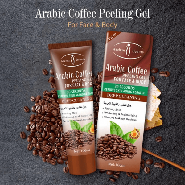 Aichun Beauty Arabic Coffee Peeling Gel For Face And Body
