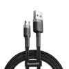 Baseus Cafule Cable USB for Micro 2A 3M (CAMKLF-HG1) – Gray & Black