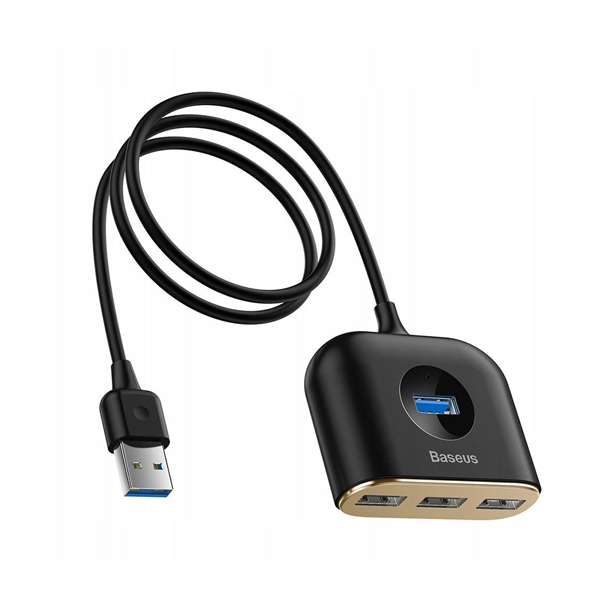Baseus Square Round 4 in 1 USB HUB Adapter (CAHUB-AY01)