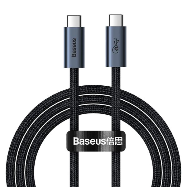 Baseus Flash Series USB4 Full-featured Data Cable Type-C to Type-C 100W 1M