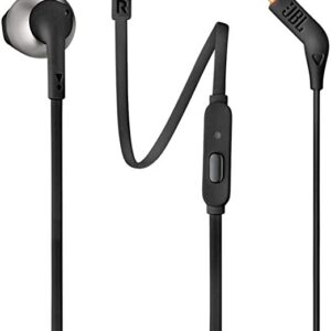 JBL TUNE 205 Wired In-Ear Headphone with Mic - Black
